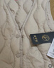 雅鹿羽绒马甲女年秋冬新款轻薄保暖时尚贴身大衣内搭V领背心 米色 L 推荐110-120斤 实拍图