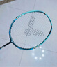 威克多（VICTOR）胜利羽毛球拍全碳素升级版小隼TK-HAWK PRO/S/4U太空银 已穿线 实拍图