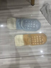 爱宝适婴儿袜子秋冬宝宝学步袜加厚珊瑚绒中筒地板袜蓝灰熊3双装L码T265 实拍图
