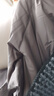 鸭鸭（YAYA）佟丽娅同款轻薄羽绒服女新款冬季短款圆领内胆修身时尚薄外套男 灰色【男款无领YE3C700311Y】 2XL 【建议125-140斤】 实拍图