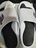 回力运动拖鞋男浴室内户外不易滑厚底凉拖鞋HL39391白黑色45-46码 实拍图