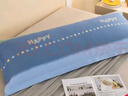 100全棉双人长款枕头套纯棉一米二情侣1米8加长枕芯套5枕套1m1.2 星闪亮【枕套1只不含芯】 48cmX120cm 实拍图