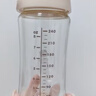babycare歪头仿母乳新生儿奶瓶礼盒防胀气玻璃奶瓶4件套 芘克粉 0-12月 实拍图