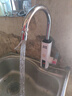 奥克斯（AUX）电热水龙头热水器加热水龙头快速热水变频恒温厨房下进水 【变频恒温】雪山白+漏保插头+万向喷头 实拍图