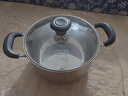 爱仕达（ASD）汤锅 304不锈钢小汤锅 蒸锅复底炖煮锅 20CM燃气电磁炉通用奶锅B1 实拍图