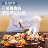 乌斯京（WOLSGIN）一次性手套丁腈手套100只小码橡胶食品级加厚耐用厨房防护丁晴白 实拍图