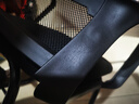 树浩电脑椅办公椅子舒适久坐靠背椅宿舍卧室学习座椅弓形电竞椅写字椅 【弓形款】海绵垫-黑框黑网 实拍图