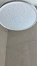 九牧（JOMOO）花洒顶喷清雅白圆形双水花自动除垢花洒喷头G184011-1X01-2 实拍图