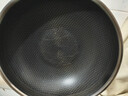 炊大皇 炒锅 304不锈钢炒菜锅煎锅 平底不粘炒锅32cm 可立可视盖不挑灶 实拍图