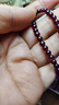 石玥珠宝收藏级4mm紫牙乌石榴石手链项链转运珠天然手串男女士款 水晶玛瑙 实拍图