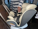 Heekin德国 儿童安全座椅汽车用0-4-12岁婴儿宝宝360度旋转ISOFIX硬接口 时尚灰(ISOFIX+360度旋转) 实拍图