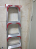 康鹏梯子家用折叠伸缩加厚铝合金人字梯室内多功能伸缩楼梯登高工程梯 全三角片加固-1.8米加厚 实拍图