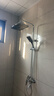 四季沐歌精铜龙头淋浴花洒套装枪灰增压花洒喷头全套手持花洒浴室淋浴器 【电镀款】精铜主体+雨幕顶喷 实拍图