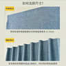 沫梵窗帘免打孔魔术贴遮光布简易卧室飘窗出租房小短遮阳布 牛仔浅蓝（加厚双面 遮光首选） 宽1.1X高1.8米 1片装 魔术贴式 实拍图