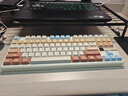狼蛛（AULA）F87ProV2客制化无线机械键盘电竞游戏专用  蓝牙/2.4G/有线三模连接全键热插拔gasket结构办公键盘 F87ProV2大宗师版【焦糖拿铁轴】奶咖热升华 实拍图
