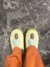 卡通棉拖鞋蘑菇毛绒女冬季保暖情侣居家室内加绒月子鞋男拖鞋包根 绿色 36-37 （适合35-36） 实拍图