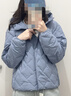 优衣库女装PUFFTECH空气棉服连帽外套/25秋冬新款478571 478571/63天蓝色 XL 实拍图