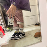 耐克NIKE情人节礼物 女大童休闲板鞋 DUNK 运动鞋CW1590-100白黑36 实拍图