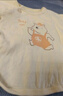 童泰新生儿半背衣婴儿衣服纯棉四季0-3月宝宝上衣满月服2件装 黄色 52 实拍图