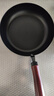 阎铁匠章丘平底锅煎锅无涂层家用铁锅烤肉煎锅牛排锅煎蛋锅老式熟铁24cm 实拍图
