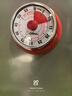 多利科（Dretec）日本计时器厨房定时器机械吸冰箱时间计时器时钟闹钟提醒器正红色 实拍图