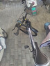 EG7山地自行车成人学生变速越野单车双减震赛车26寸青少年男女 辐条【加厚防滑轮-更安全】黑白 26寸21速【适合：160-180CM】 实拍图