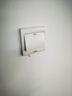 西门子（SIEMENS） 开关插座面板 墙壁大板二三插暗装 致典系列雅白色 斜五孔10只量贩装 实拍图