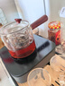 忆壶茶泡茶壶玻璃煮茶壶器茶水分离侧把壶电陶炉专用烧水壶一人用分茶具 实拍图