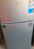 奥克斯小冰箱家用小型迷你冷藏冷冻两用出租房宿舍用节能省电寝室办公室电冰箱 【升级净化去味】42A156DW银【节能省电】 实拍图