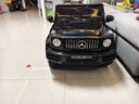 福儿宝奔驰授权大G儿童电动车玩具车可坐人四轮带遥控越野小孩宝宝送礼 四驱黑+减震器+后备箱+高低门+皮座 实拍图