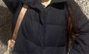 优衣库女装羽绒茄克/柔软面料外套夹克479212 09 黑色 M 实拍图