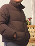 优衣库童装男童女童蓬松羽绒茄克外套夹克羽绒服478148 38 深褐色 140 实拍图