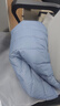 网易严选90鸭绒轻薄羽绒服保暖0压感排骨羽绒内胆防泼水蓄热抗菌外套 A款25秋冬90鲜绒立领-灰雾蓝 M 实拍图