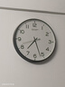 康巴丝（Compas）挂钟客厅钟表 简约石英钟表挂墙时钟 3294A 黑色 实拍图
