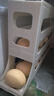 鸡蛋收纳盒冰箱专用保鲜盒家用收纳厨房保鲜盒加高款鸡蛋盒 鸡蛋盒 1个 实拍图