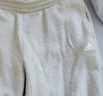 adidas情侣款加绒加厚直筒束脚运动裤男女秋冬阿迪达斯官方轻运动   中麻灰（推荐女生选小一码）   2XL 实拍图