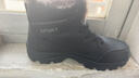 全洲狼 雪地靴男冬季新款东北棉鞋男大码抗寒防水加绒保暖轻便防滑靴子 黑色棉鞋-升级版 加绒 42 (260mm) 实拍图