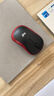 罗技（Logitech）M185鼠标 无线鼠标 办公鼠标 对称鼠标 黑色红边 带无线2.4G接收器 实拍图