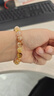 阿吉豆手链女新中式黄水晶玛瑙手串手饰串珠轻奢高级感新年节礼物 实拍图