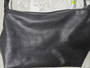 裘真新年礼物【明星推荐】经典hobo包植鞣牛皮腋下通勤休闲饺子女包 黑色-大号 小包/大包 实拍图