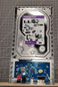 西部数据（WD）8TB监控级机械硬盘 WD Purple 西数紫盘pro SATA 7200转256MB CMR垂直AI技术 3.5英寸WD8002PURP 实拍图