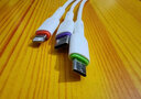 KOOLIFE  三合一数据线支持苹果Type-c安卓手机充电器线iPhone12/11小米oppo适用华为一拖三充电线20cm白 实拍图