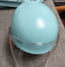 天骑电动车头盔3c认证新国标A类电瓶车半盔男女士夏季安全帽四季通用 蓝色 实拍图