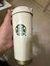 星巴克杯子双饮口水杯保温杯吸管杯美式咖啡杯礼盒教师节礼物伴手礼 520ml白金女神 实拍图