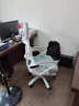 朗域轩品人体工学电竞椅人工力学座椅久坐护腰宿舍游戏电脑椅子可躺写字椅 【升级四向腰托】蝶翼白丨乳胶-3级气杆 120-155度(含) 联动扶手 四向腰托 实拍图