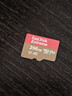 闪迪（SanDisk）256GB TF(MicroSD)内存卡 4K极速金卡A2 V30 U3行车记录仪 运动相机无人机 监控存储卡 读190MB/s 实拍图