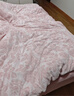 无印良品A类雕花牛奶绒四件套冬季加厚保暖珊瑚绒1.5/1.8米床上用品双面加绒床单 被套200*230cm 实拍图