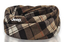 JEEP围脖帽子男士冬季防寒两用围巾骑行脖子防风面罩女士保暖护颈脖套 咖色格纹【柔软亲肤】 极速发货丨吉普正品 实拍图