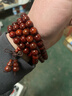龍隐正宗小叶紫檀手串男女士款文玩手链檀香木佛珠子转运正品高端情侣 带金星款8mm*108颗（京仓速发） 实拍图