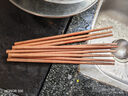 双枪进口福禄花梨木筷子 家用高档木筷 天然抗菌防霉套装 10双装 实拍图